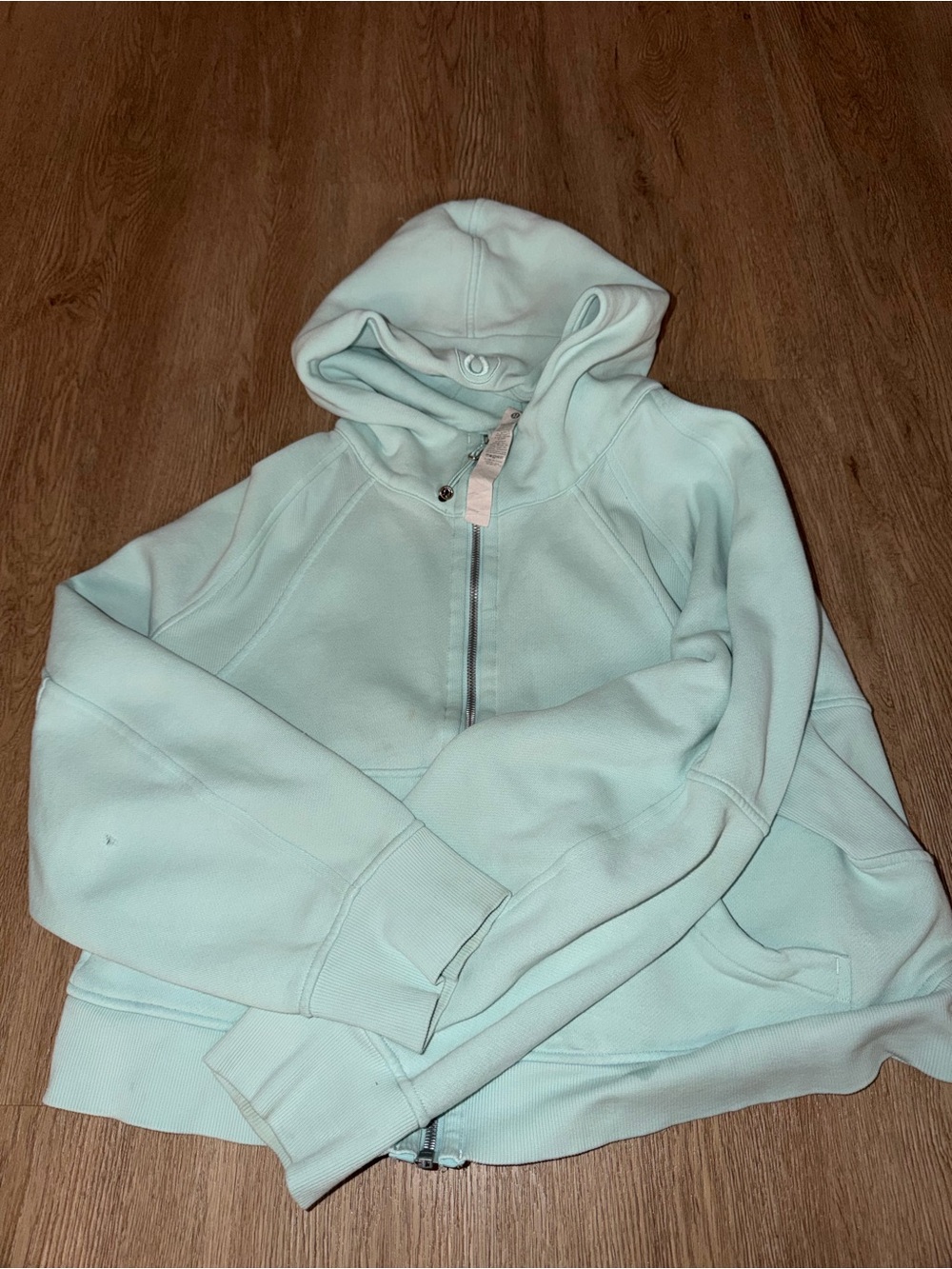lululemon athletica Mint Green Half-Zip Hoodie